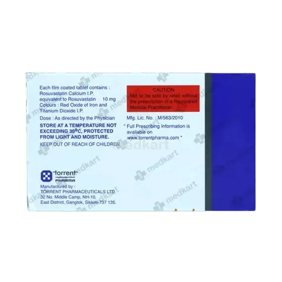 rozucor 10mg tablet 10's